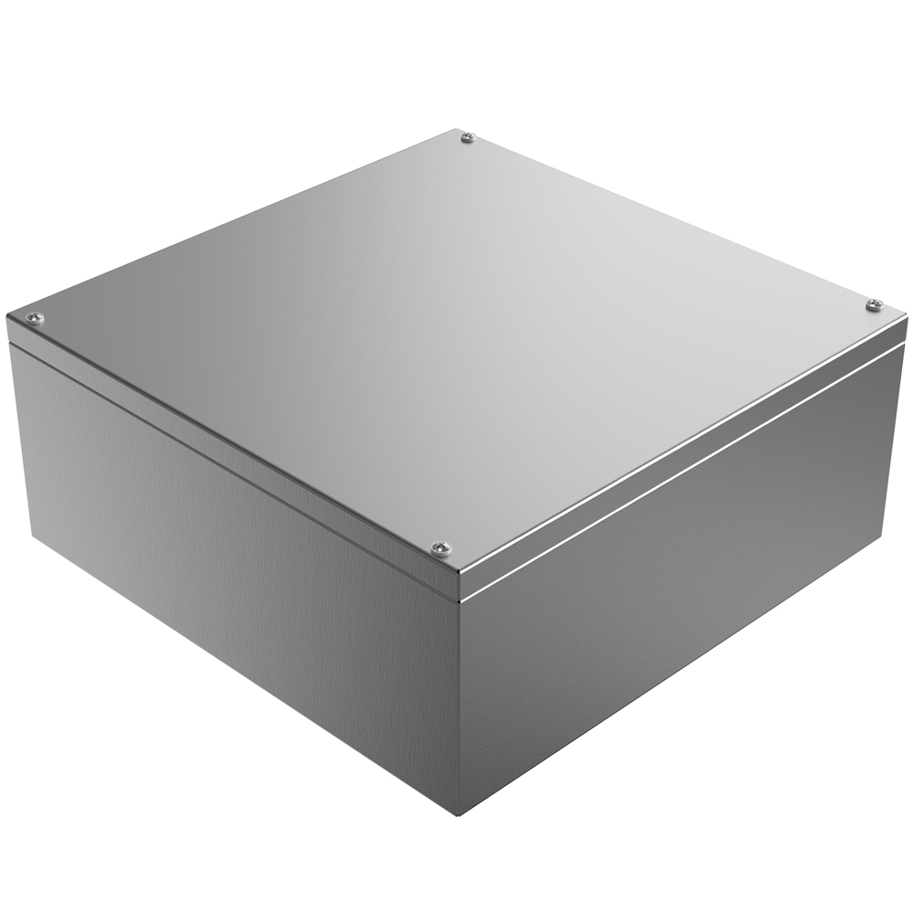 Rose Hygienic Series 304 Stainless Steel Wall Box, IP66, ATEX, IECEx, 380 mm x 380 mm x 161 mm