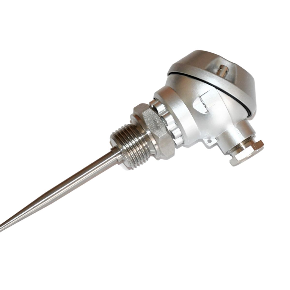 Electrotherm PT100 RTD Sensor 6 mm Dia, 200 mm Long, 3 Wire, 400 °C Max