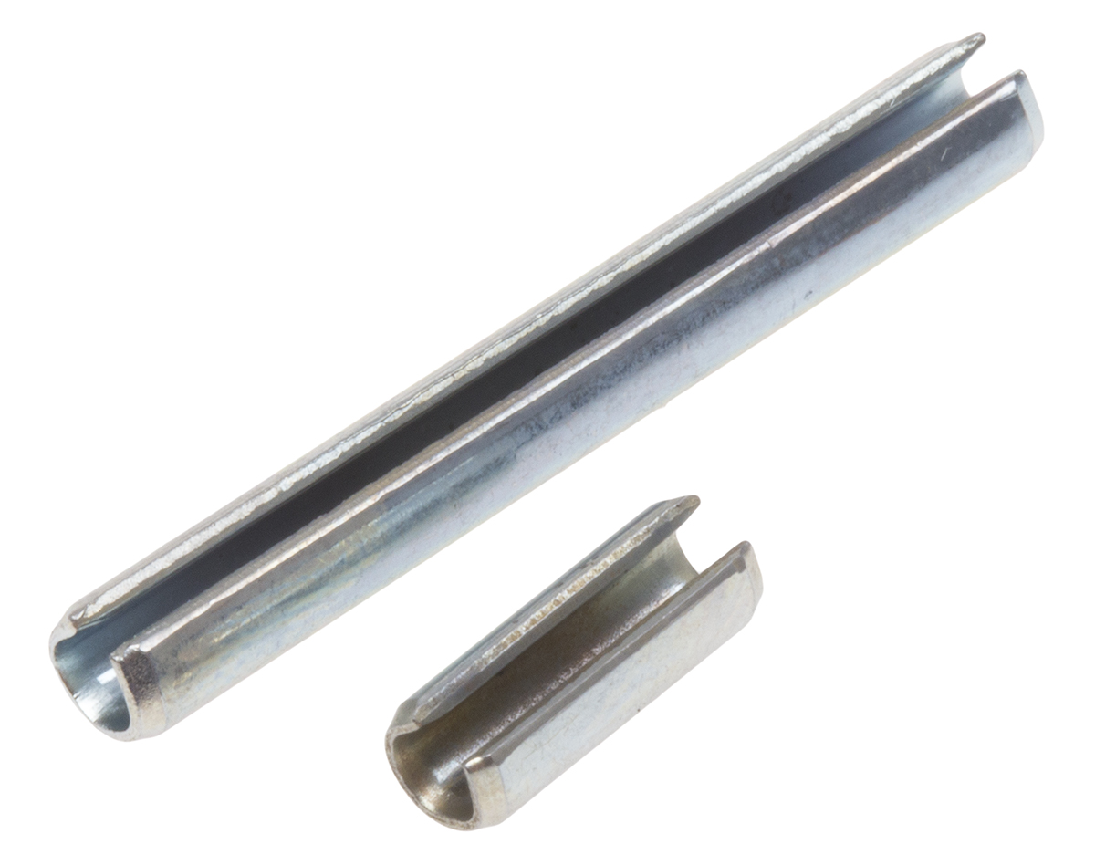 RS PRO 2.5 mm Diameter Galvanised Steel Spring Pin