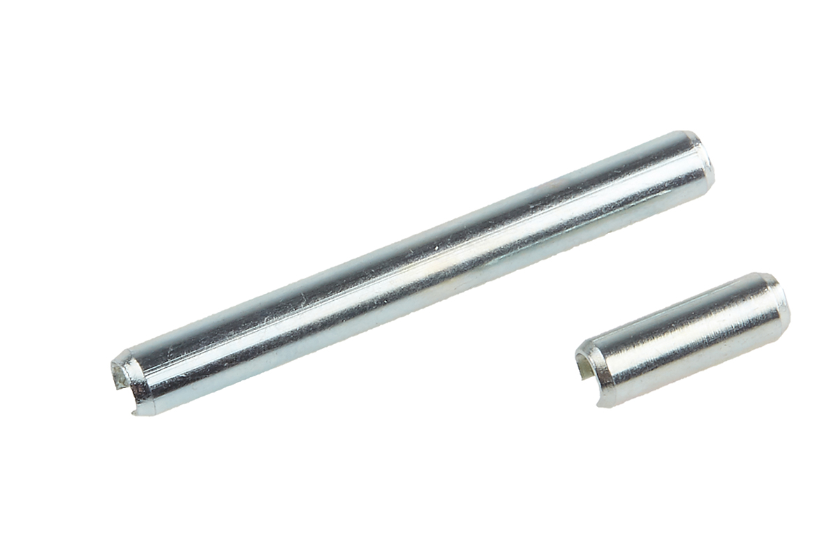 RS PRO 3 mm Diameter Galvanised Steel Spring Pin