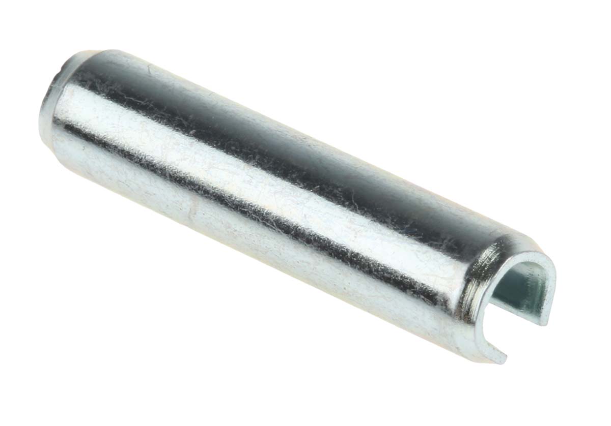 RS PRO 5 mm Diameter Galvanised Steel Spring Pin