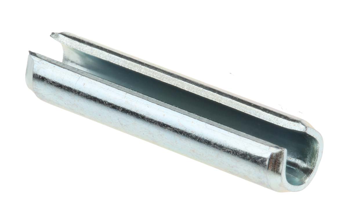 374-058 RS PRO 5 mm Diameter Galvanised Steel Spring Pin