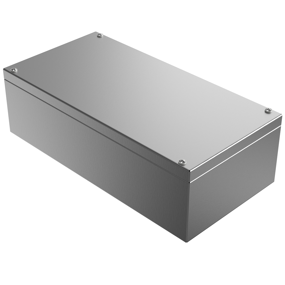 Rose Stainless Steel Enclosures Series Stainless Steel Wall Box, IP66, ATEX, IECEx, 200 mm x 400 mm x 121 mm