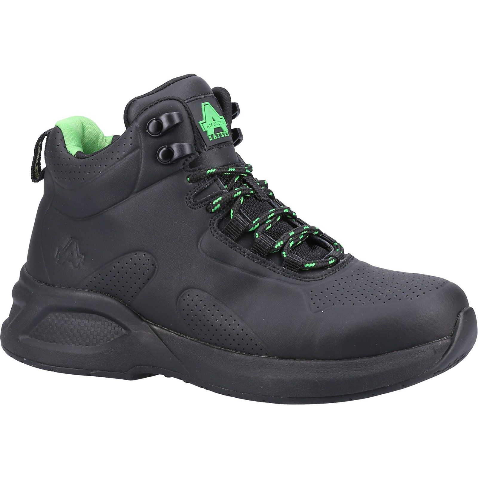 Amblers 37462 Black Steel Toe Capped Women's Safety Boots 6, EU 39 EN ISO 20345:2022