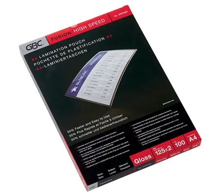 GBC Clear A4 100 Per Pack