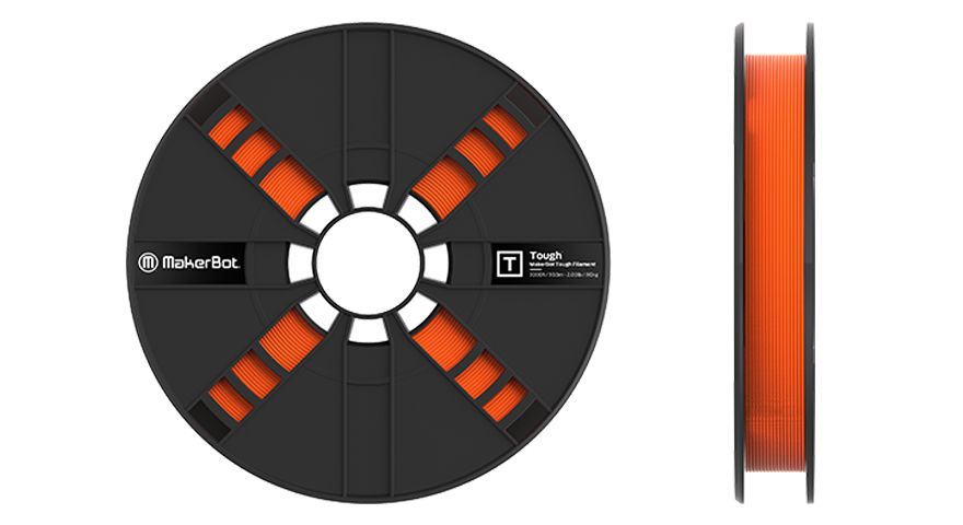 Ultimaker 1.75 mm Orange Tough PLA 3D Printer Filament, 1 kg
