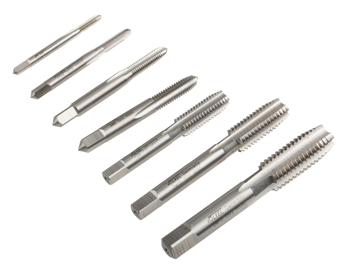 375-9323 RS PRO Tap Set, M12 Thread, Metric Standard, Hand Tap