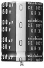 Nichicon 330μF Aluminium Electrolytic Capacitor 200V dc, Snap-In - LGR2D331MELA25