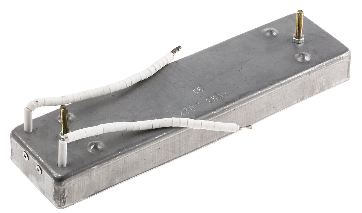 376-2515 RS PRO Heating Element, 62.5 mm, Quartz, 250 W, 230V ac