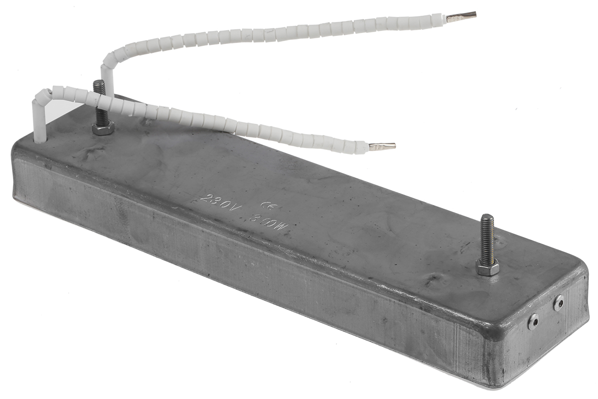 376-2521 RS PRO Heating Element, 247 mm, 62.5 mm, Quartz, 300 W, 230V ac