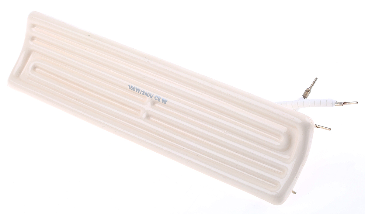 RS PRO Ceramic Heating Element, 245 mm, 60 mm, 150 W, 230V ac