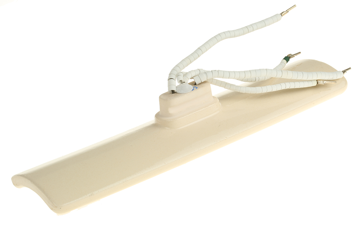 376-2672 RS PRO Ceramic Heating Element, 245 mm, 60 mm, Ceramic Heating Element, 350 W, 230V ac