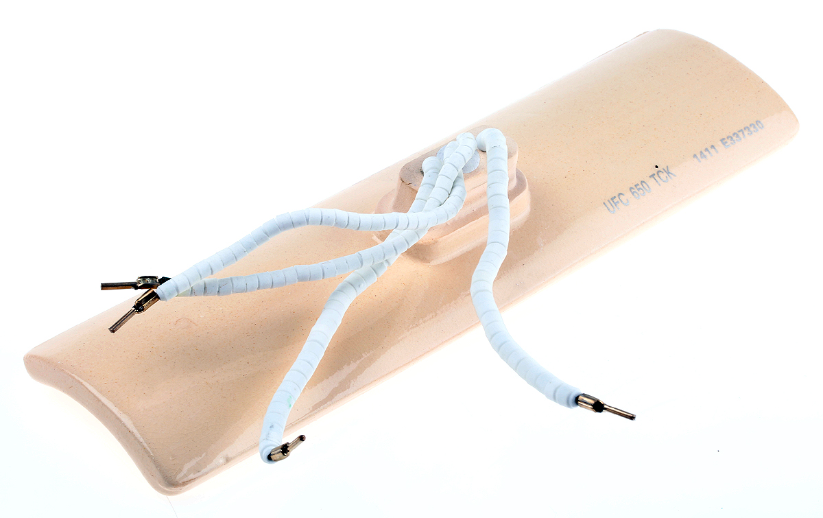 376-2701 RS PRO Ceramic Heating Element, 245 mm, 60 mm, Ceramic Heating Element, 650 W, 230V ac