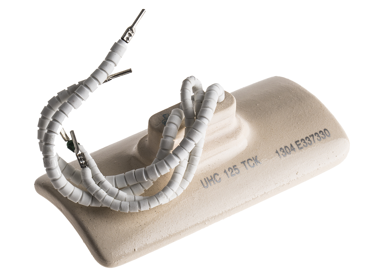 376-2739 RS PRO Ceramic Heating Element, 245 mm, 60 mm, Ceramic Heating Element, 125 W, 230V ac