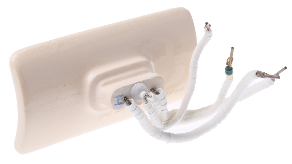 376-2795 RS PRO Ceramic Heating Element, 245 mm, 60 mm, Ceramic Heating Element, 500 W, 230V ac