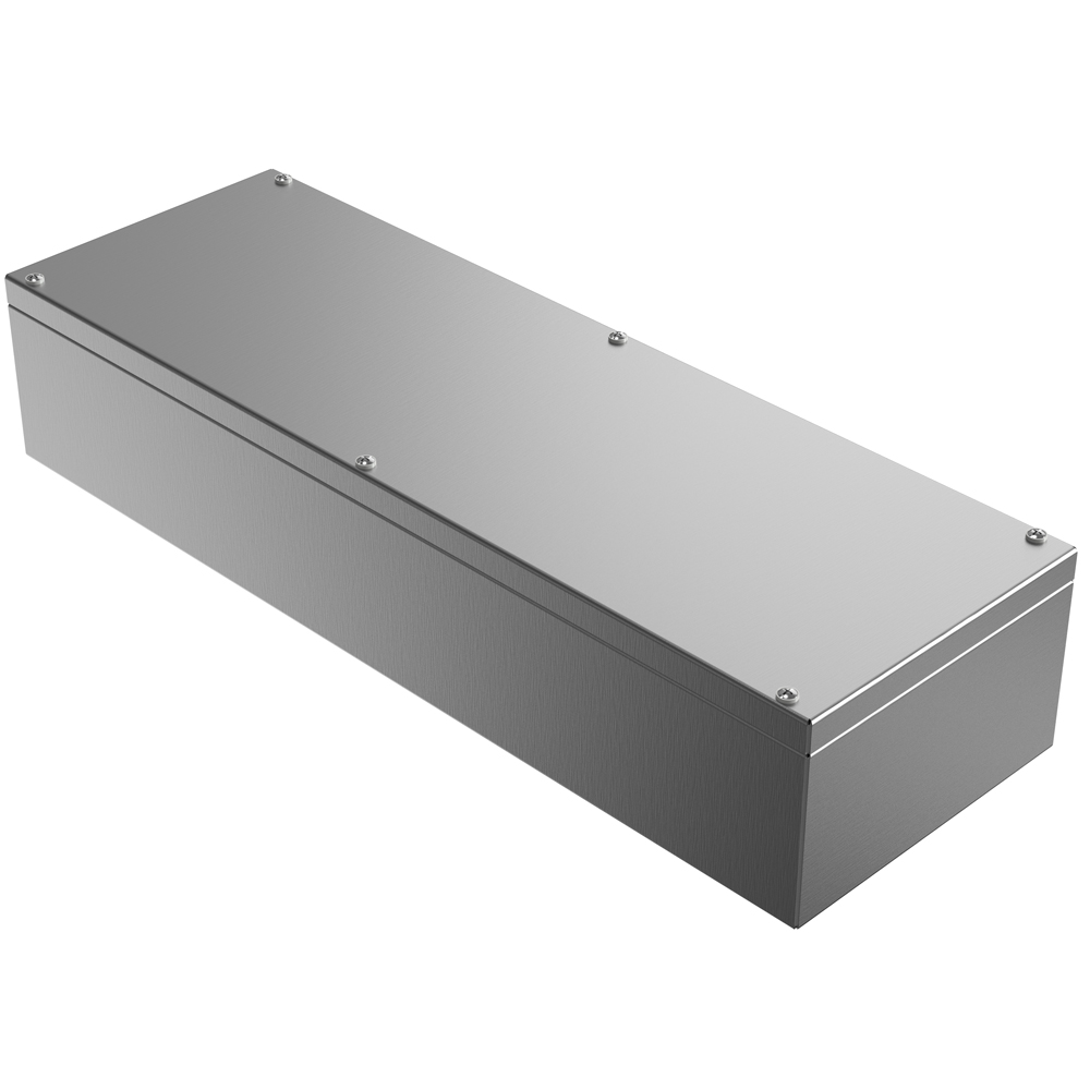 Rose Hygienic Series 304 Stainless Steel Wall Box, IP66, ATEX, IECEx, 200 mm x 600 mm x 121 mm