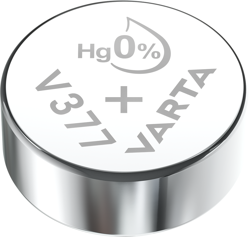 377101111 Varta SR66 Button Non-Rechargeable Battery, 1.55 V, 6.8 mm Diameter