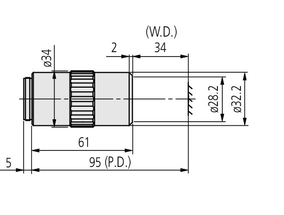 378-803-3 Mitutoyo Long Working Distance Lens, For Microscope