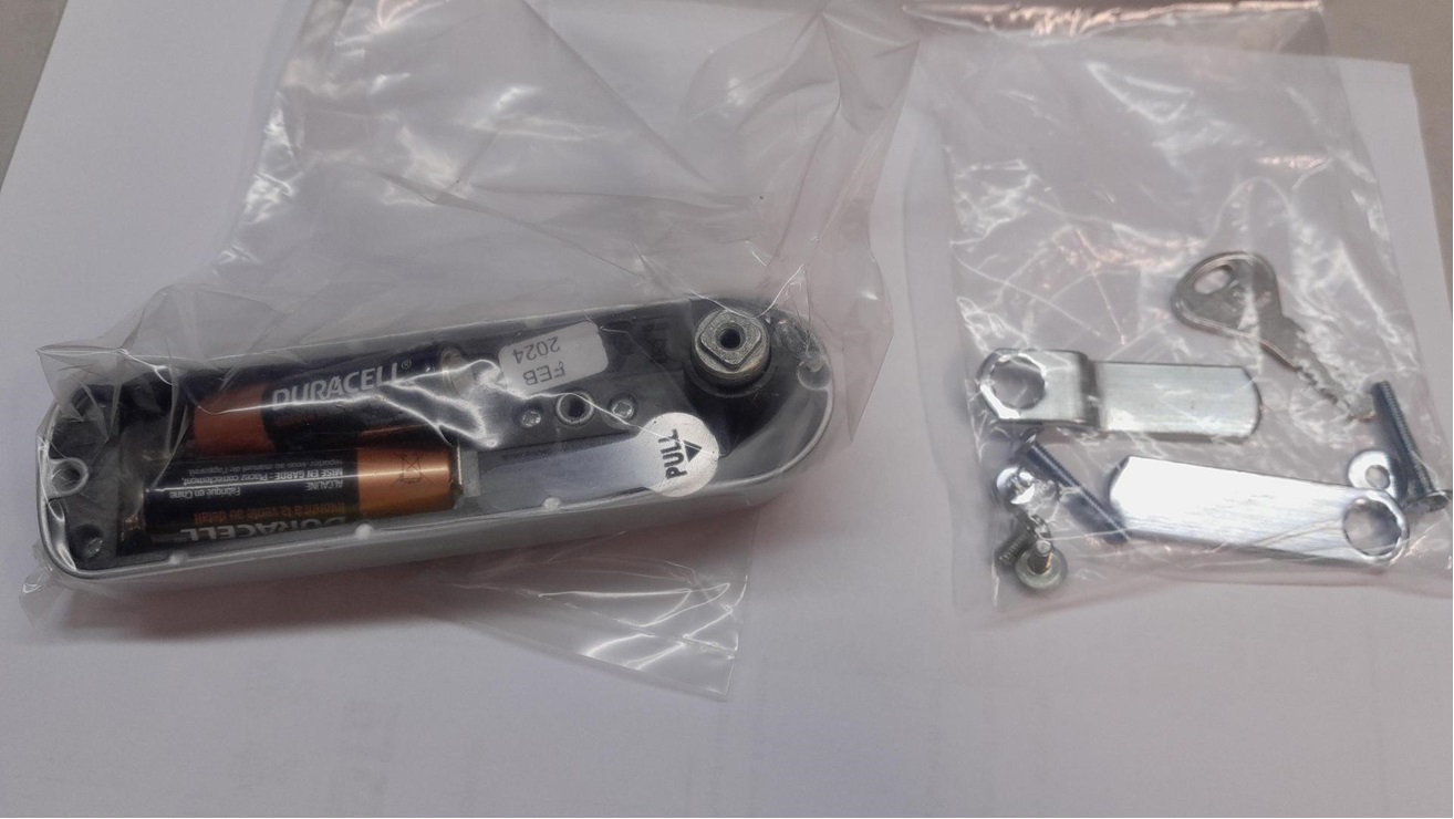 3780827 Euro-Locks a Lowe & Fletcher group Company Zinc Electronic Powder Coated Silver Code Lock