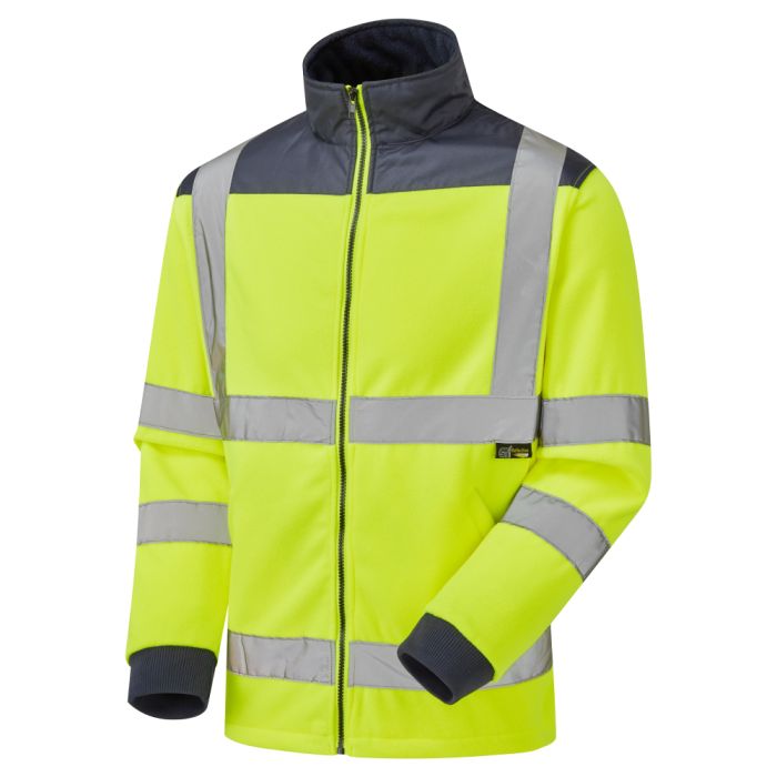 Supertouch 3541 Yellow Fleece, Polyester Unisex Zipper Jacket L