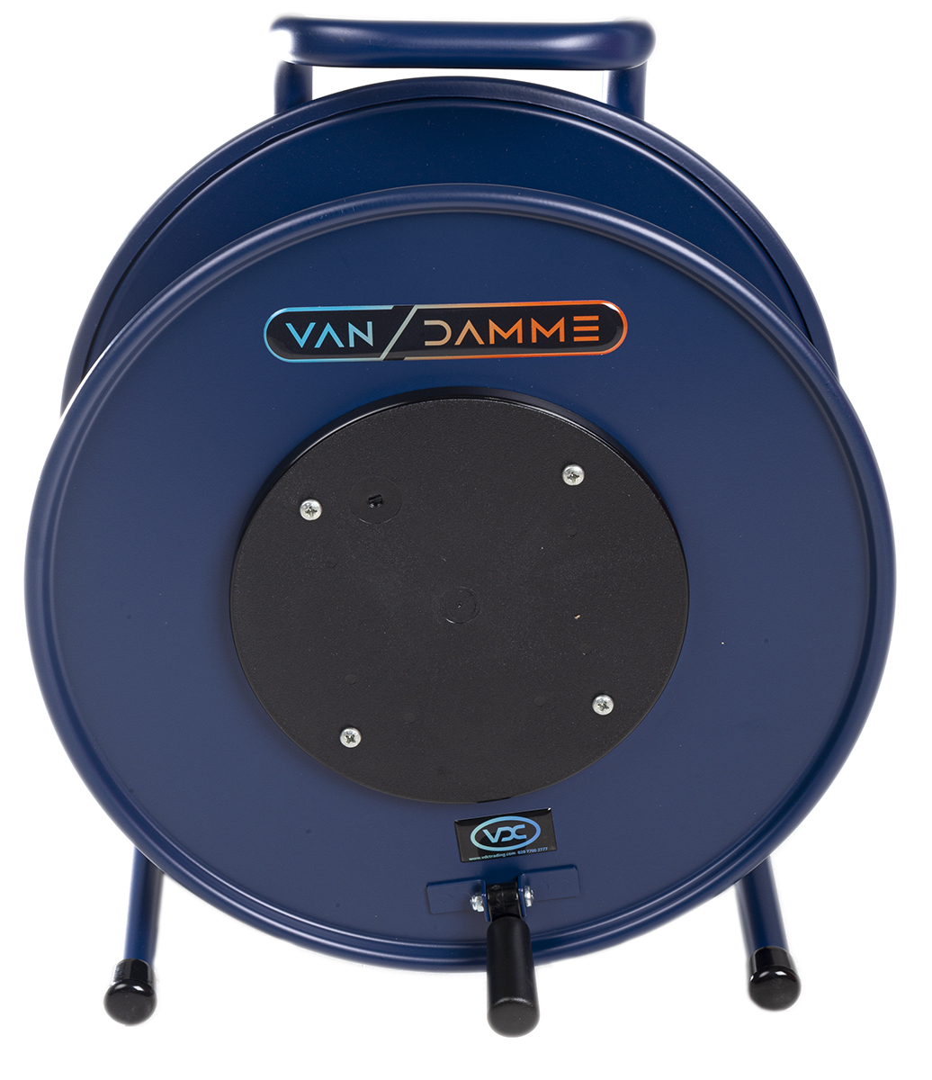 379-3705 Van Damme Empty Cable Reel in Steel Empty Cable Reel
