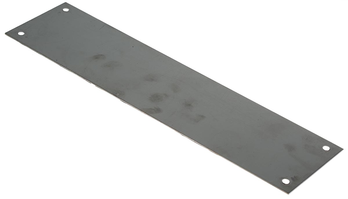 RS PRO Stainless Steel Screw Push Plate