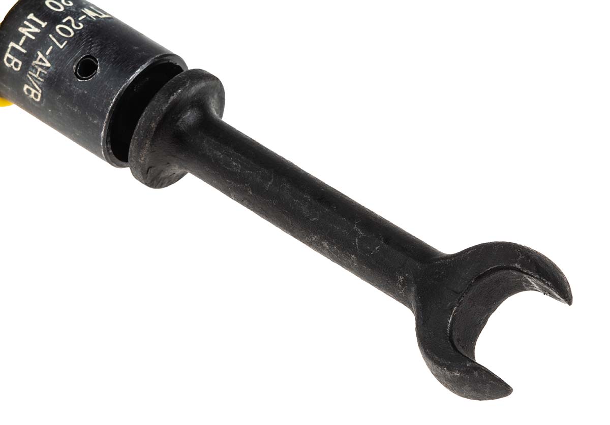 37900 Miller Click Torque Wrench, 40 in-lb, 7/16 in Drive, Open End Drive, 152.4mm Overall