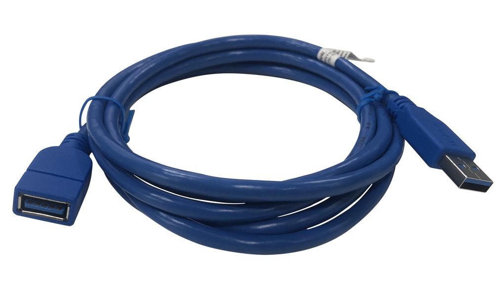 rnd-765-00254 RND USB 3.0, Male USB A to Female USB A, 3m