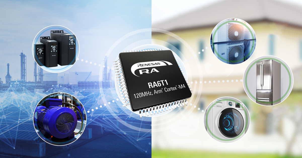 r7fa6t1ab3cfmaa0 Renesas Electronics, 32 bit ARM Cortex M4, RA6T1 Microcontroller, 120 MHz, 256kB FLASH, 64-Pin QFP