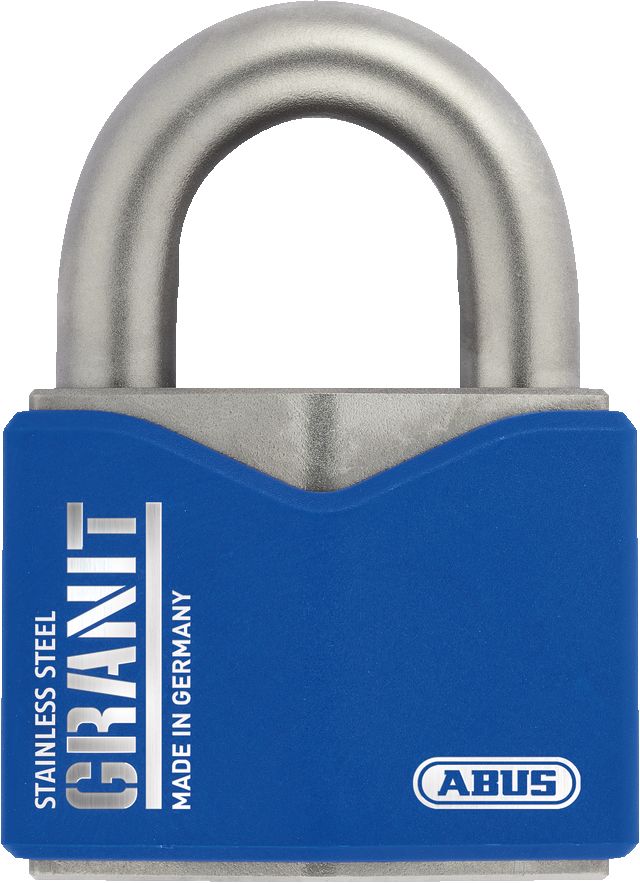 ABUS Padlock Stainless Steel Padlock Weatherproof, 11.9 mm Shackle