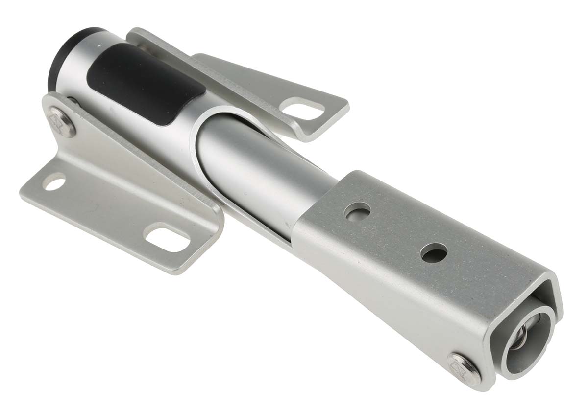 ROCA Anodised Natural Aluminium Telescopic Support Bracket, 150 mm