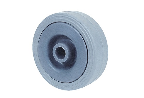 Guitel Hervieu Tread: Thermoplastic Rubber, Polypropylene Grey Trolley Wheel, 12 kg
