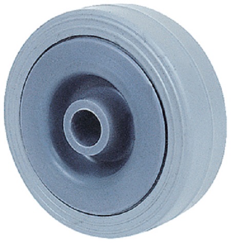 Guitel Hervieu Polypropylene, Tread: Thermoplastic Rubber Grey Trolley Wheel, 30 kg