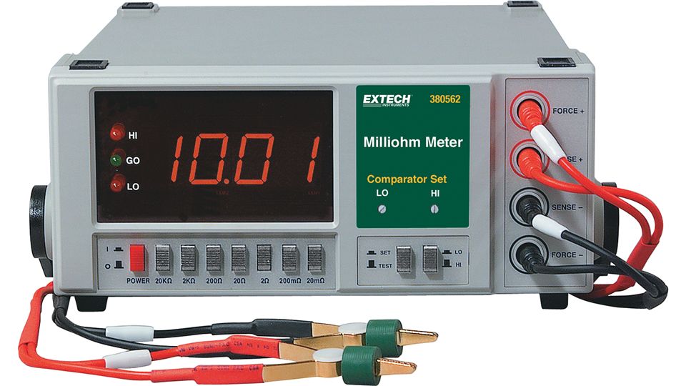 Extech 380562 Ohmmeter, 4 Wire