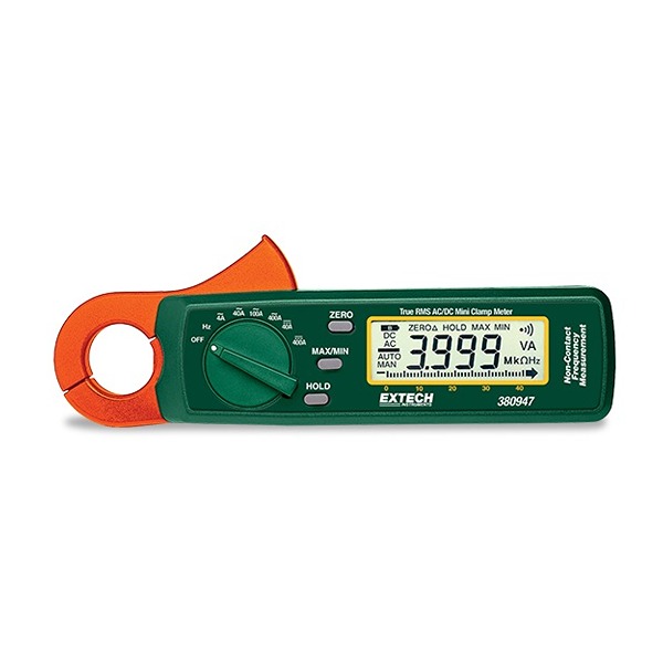 Extech 380947 Clamp Meter, 400 A 400 A 400 V dc 400 V ac CAT III