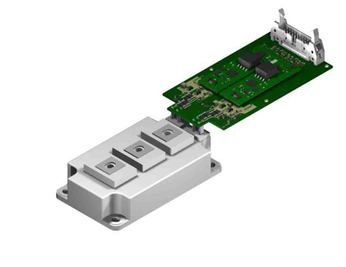 Microchip 62CA4-1700V 62MM ADAPTER MOSFET for 2ASC-17A1HP for STANDARD 1700V HALF-BRIDGE 62MM SIC DEVICES