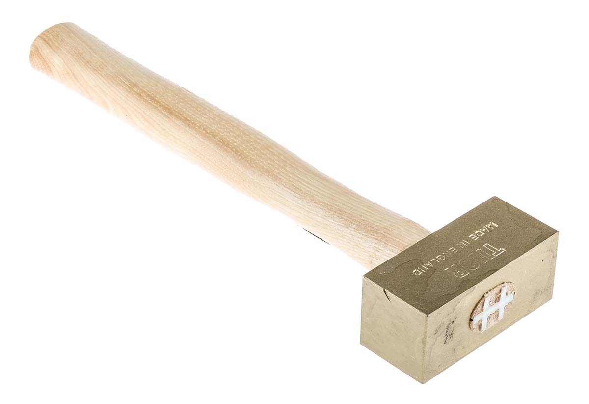381-4795 RS PRO Brass Mallet Replaceable Face 1000 g