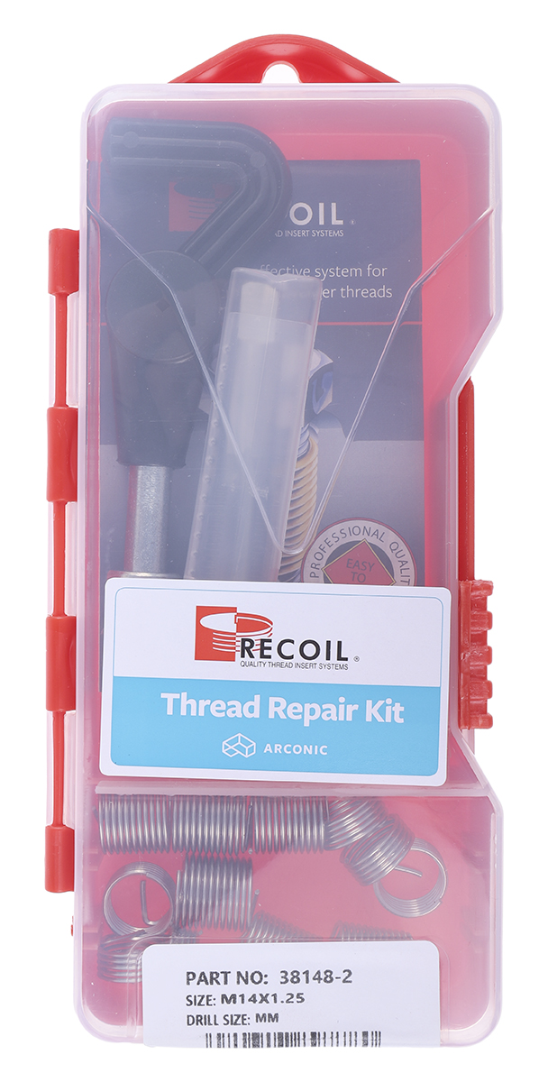 38142 Recoil 10 piece Thread Repair Kit