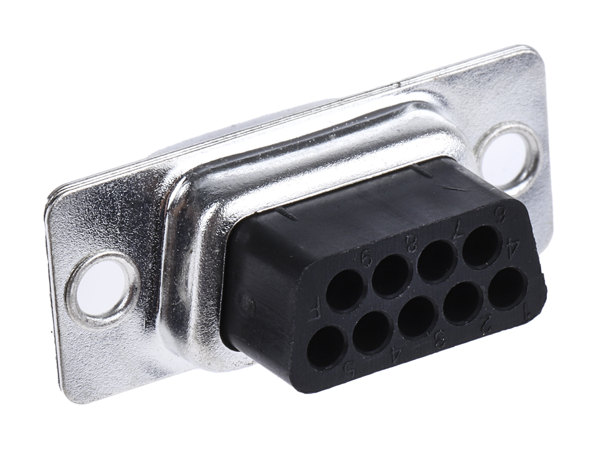 382-2695 RS PRO D-Sub Adapter 9-Way D-Sub to Female Female RJ45 Female Female