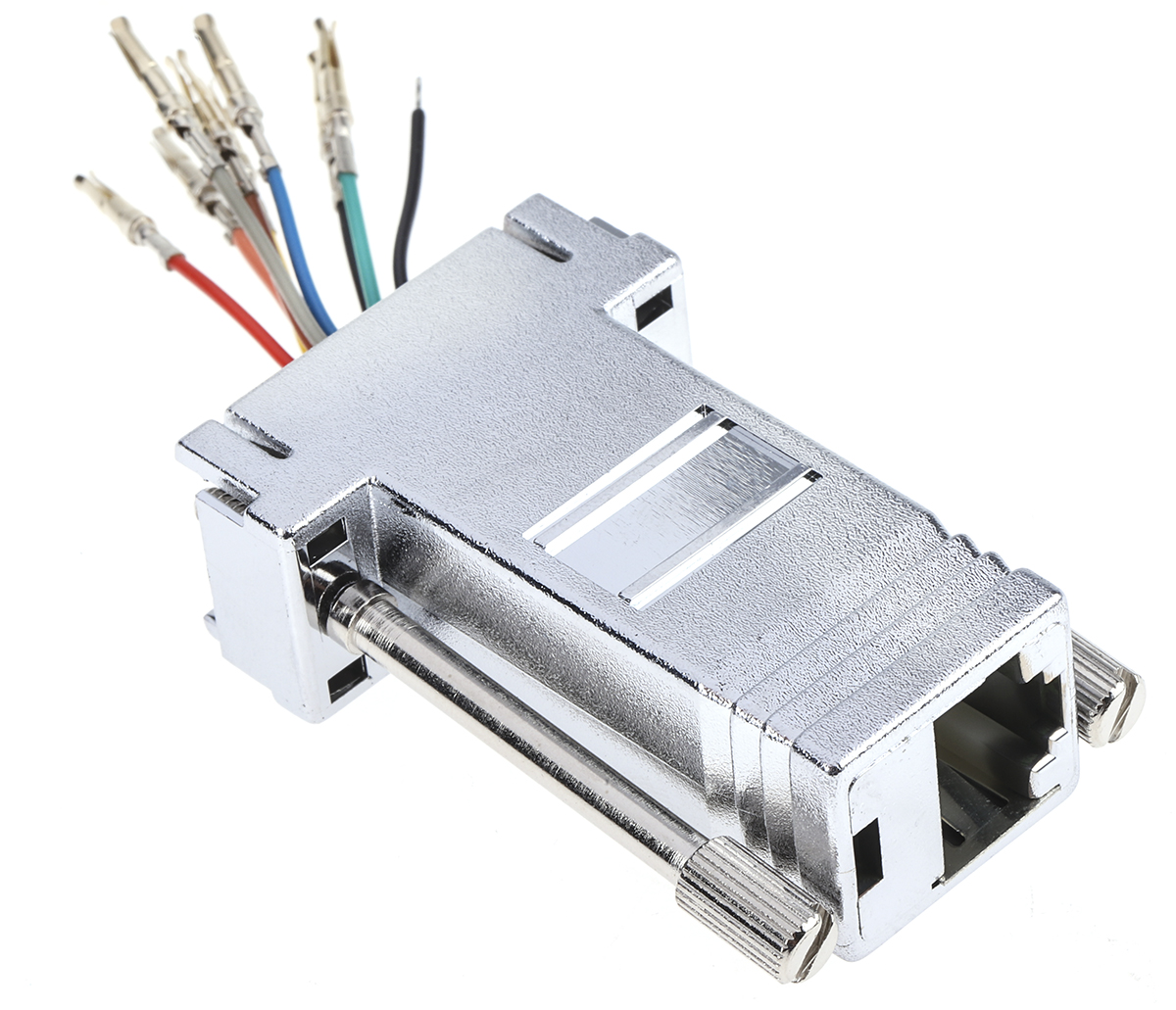 382-2695 RS PRO D-Sub Adapter 9-Way D-Sub to Female Female RJ45 Female Female