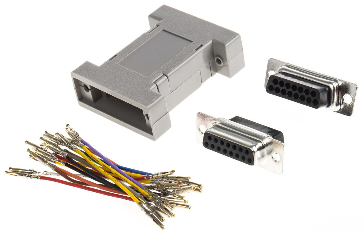 RS PRO D-Sub Adapter 15-Way D-Sub to Female Female 15 Way D-Sub Female Female