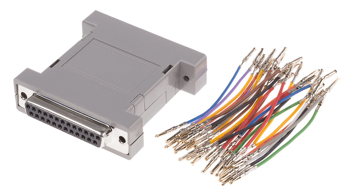 RS PRO D-Sub Adapter 25-Way D-Sub to Female Female 25 Way D-Sub Female Female
