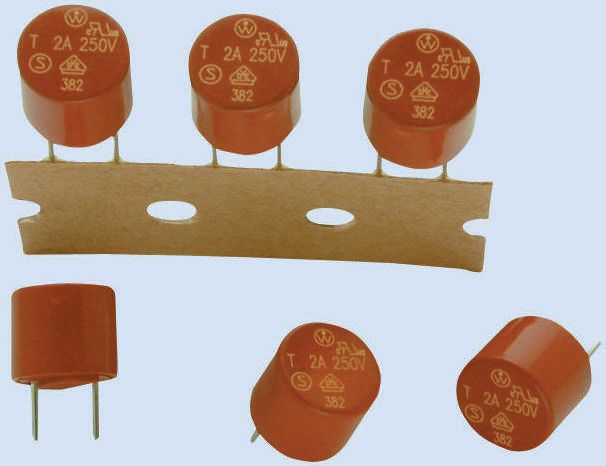 Wickmann Non-Resettable Fuse, Radial 1.6 A, 250 V ac