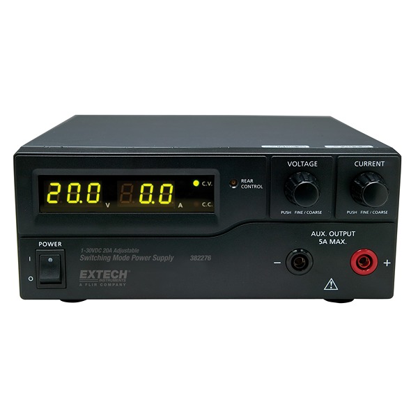 Extech Power Supply, 382276 30V, 20A, 600 W, Input 230V ac to  230V ac