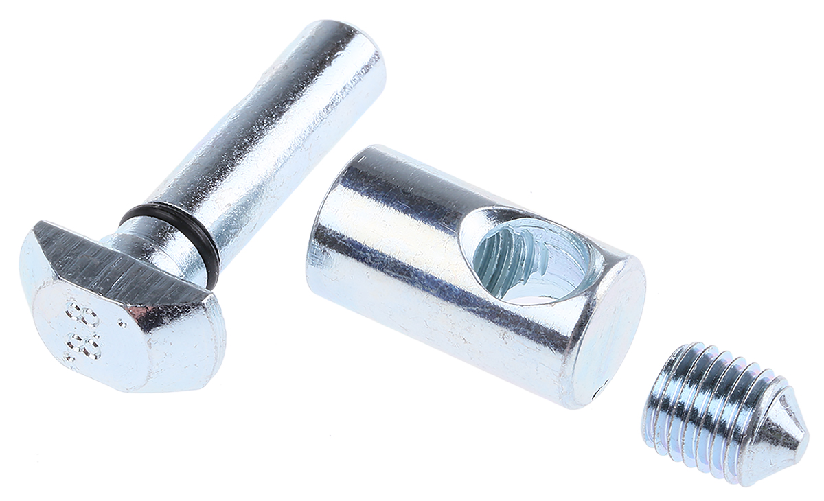 3842-535-459 Bosch Rexroth 11 Quick Connector, Connecting Component, Strut Profile 8 mm, Groove Size 8 mm