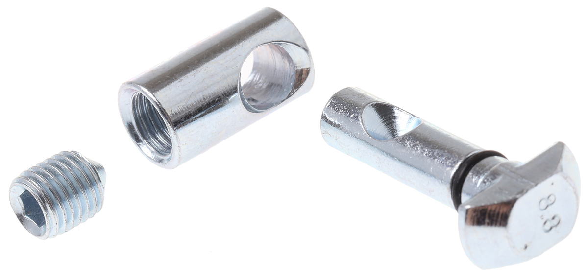 3842-535-465 Bosch Rexroth 11 Quick Connector 90°, Connecting Component, Strut Profile 30 mm, Groove Size 8 mm