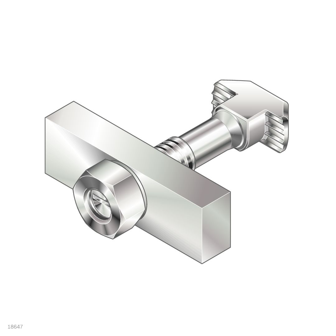 Bosch Rexroth Connector Kit, Connecting Component, Groove Size 10 mm