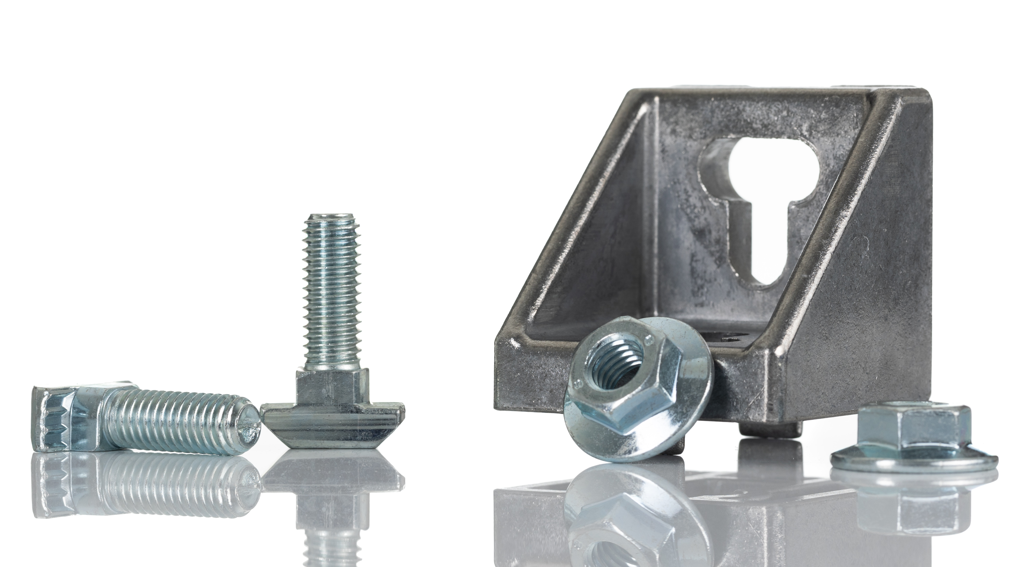 Bosch Rexroth M8 Mounting Bracket, Connecting Component, Groove Size 10 mm