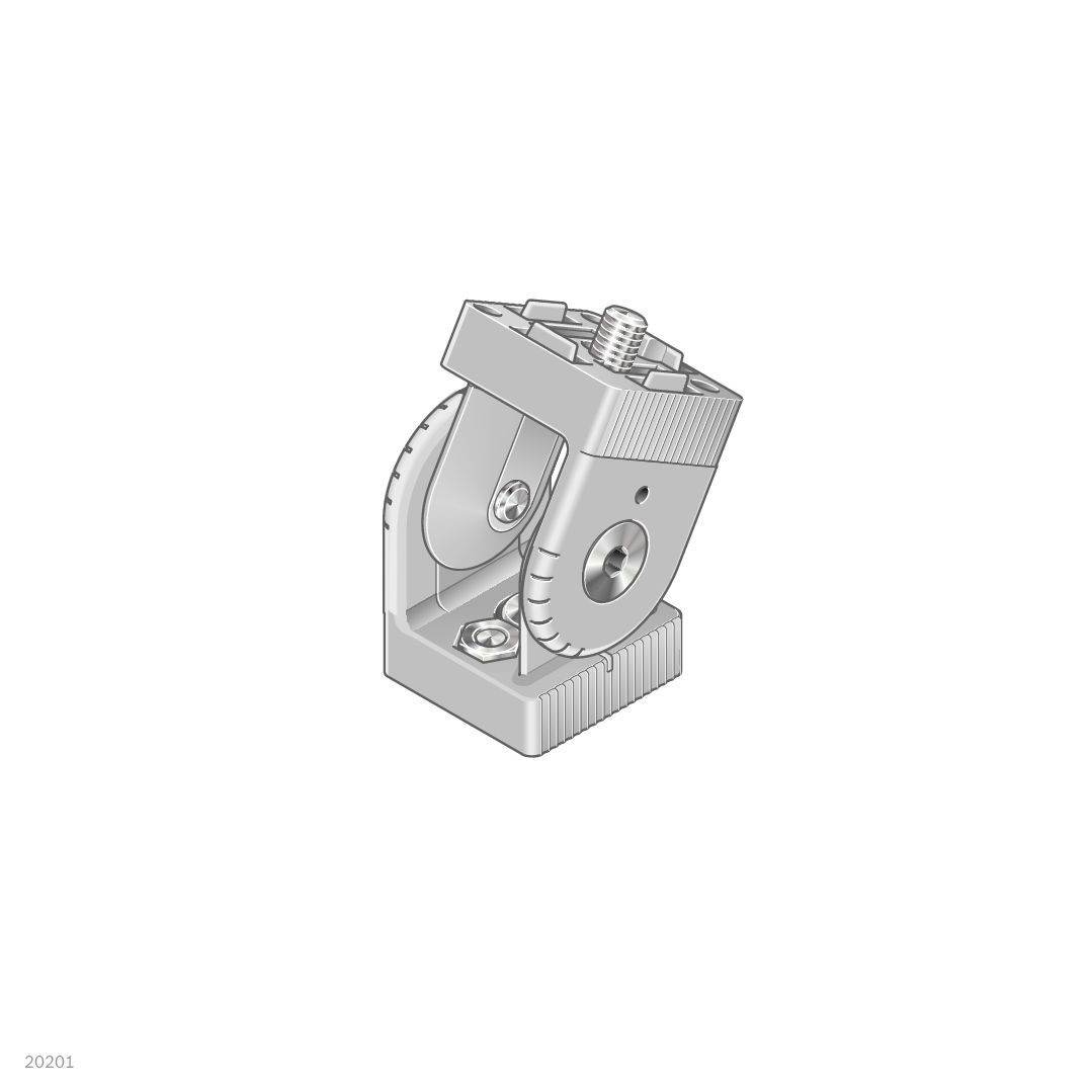 3842502683 Bosch Rexroth M6 Joint Clamp, Connecting Component, Strut Profile 30 mm, Groove Size 8 mm