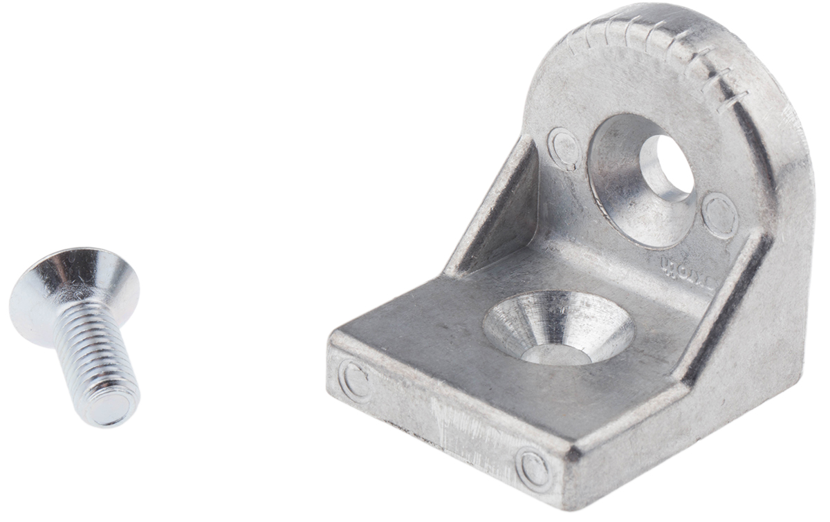 Bosch Rexroth M8 Type R Bracket, Connecting Component, Strut Profile 8 to 10 mm², Groove Size 8 to 10 mm²
